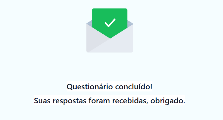 Questionário concluído